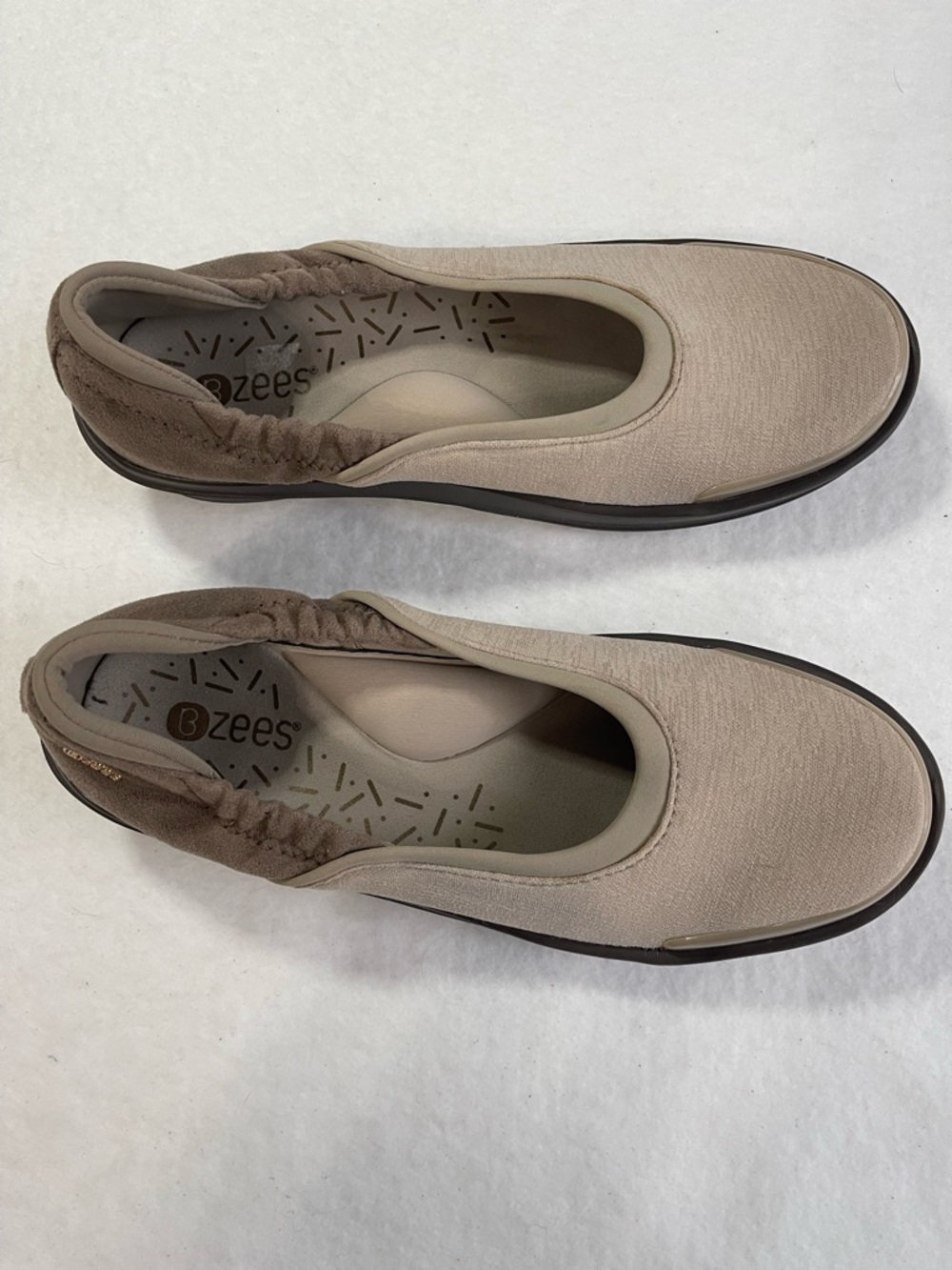 Beezs Malibu Ballet Skimmer Shoes tan 8 M